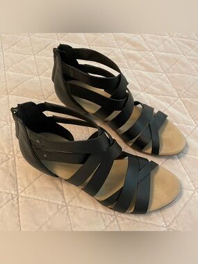 Clarks Valerie Dream Black Strappy Sandal